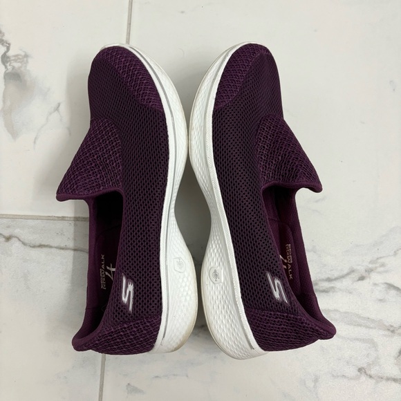 Skechers Women’s Go Walk 4 Propel Slip On Shoes Size 8 Purple - Picture 5 of 10
